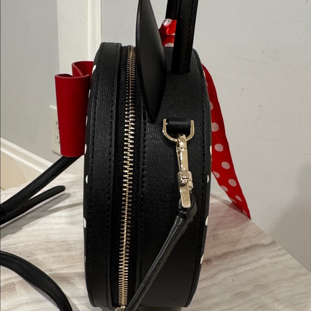 Kate Spade Bag Minnie Mouse Disney X Red Black Crossbody - Picture 6 of 17